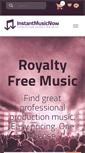 Mobile Screenshot of instantmusicnow.com