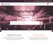 Tablet Screenshot of instantmusicnow.com